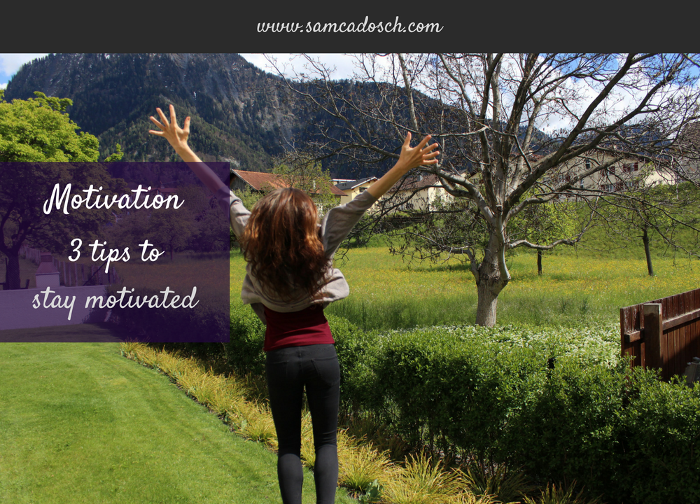 Sam Cadosch - Motivation, motivated, spring, happy - cover