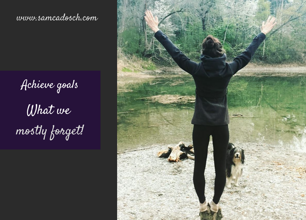 Sam Cadosch - goals, achieve, go further - cover