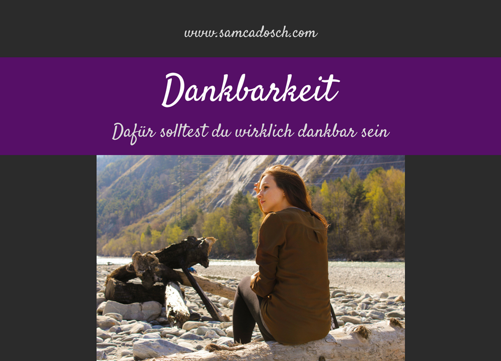 Dankbar - Danke, Dankbarkeit, positiv - cover