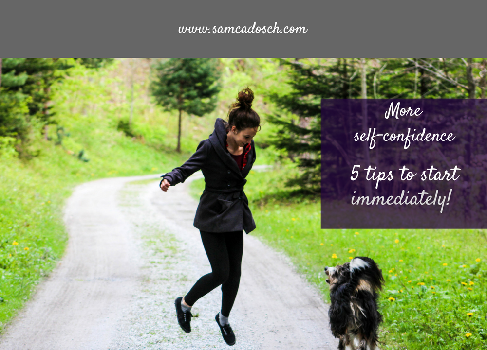 Sam Cadosch - Self-confidence, more self, self-conscious - cover