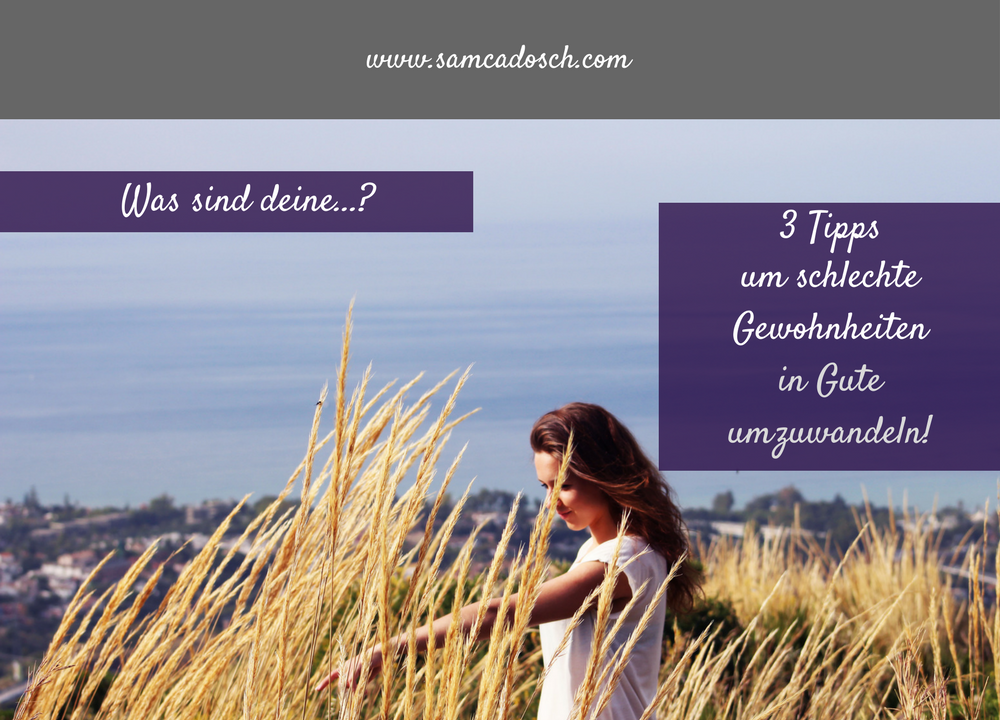 Sam Cadosch - Gewohnheiten, neu, alt, gut, cover