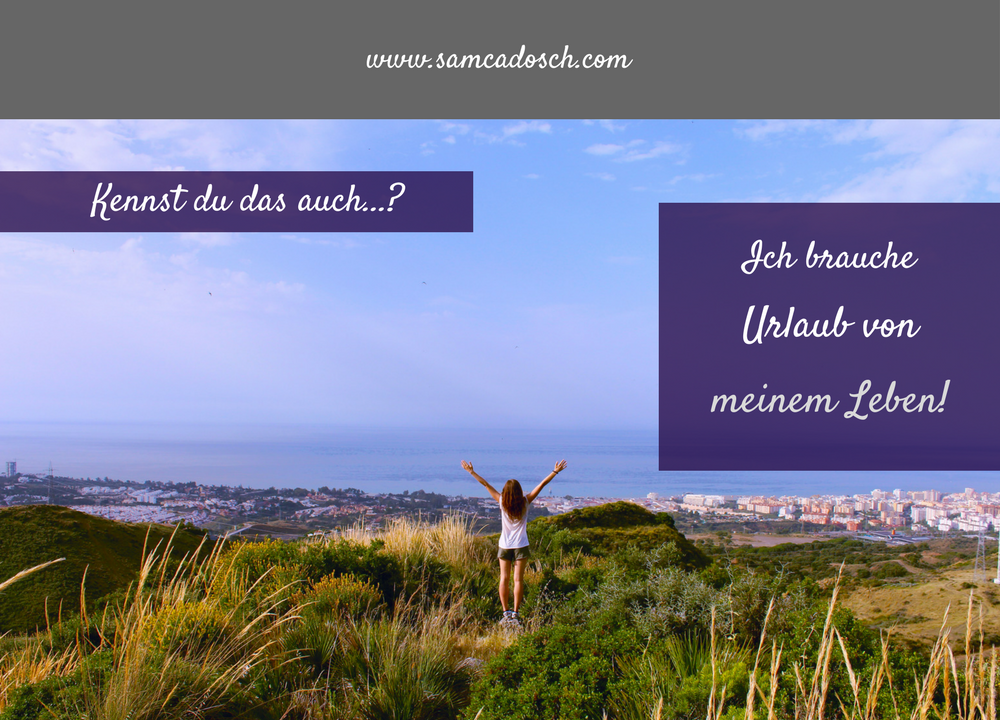 Sam Cadosch - Urlaub, Leben, Freiheit - cover def