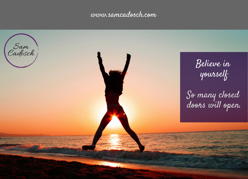 Sam Cadosch - believe, believe in yourself, never forget yourself - cover