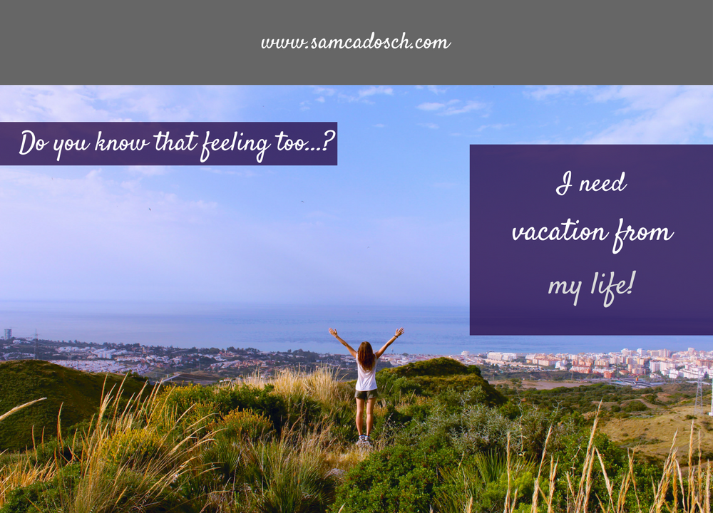 Sam Cadosch - life, happy, vacation - cover