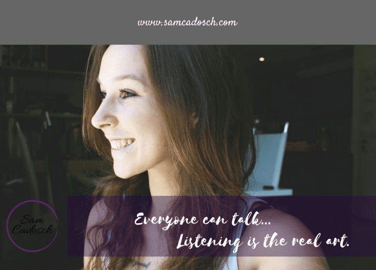 Sam Cadosch - listen, winnter, talk, art - cover