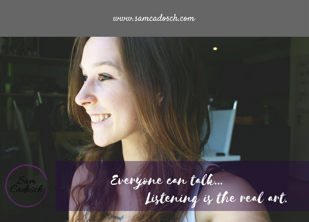 Sam Cadosch - listen, winnter, talk, art - cover