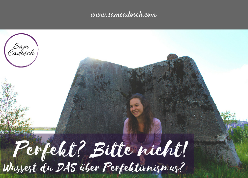 Sam Cadosch - perfekt, Perfektionismus, besser nicht - cover