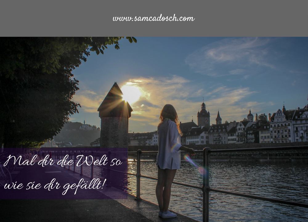 Sam Cadosch - Bild erschaffen, Ansicht, Sicht, Optimismus - cover