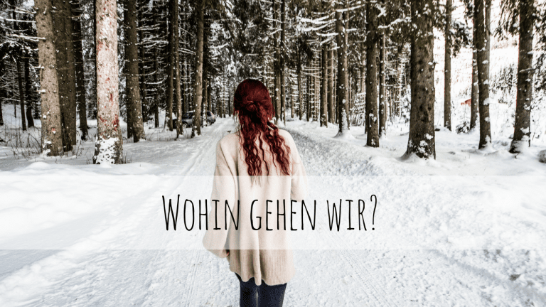 Wohin gehen wir?